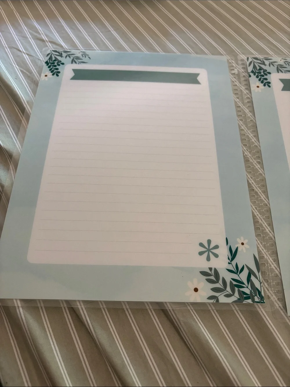 Erin Condren Spanish Planner Cover - Front and Back